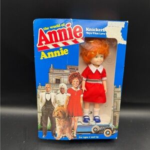 Annie Movie Figure Knickerbocker Toys LJN Vintage 1982 - NIB *